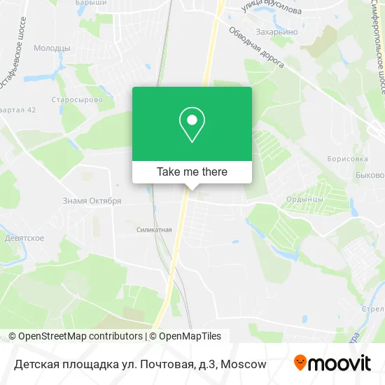 Детская площадка ул. Почтовая, д.3 map