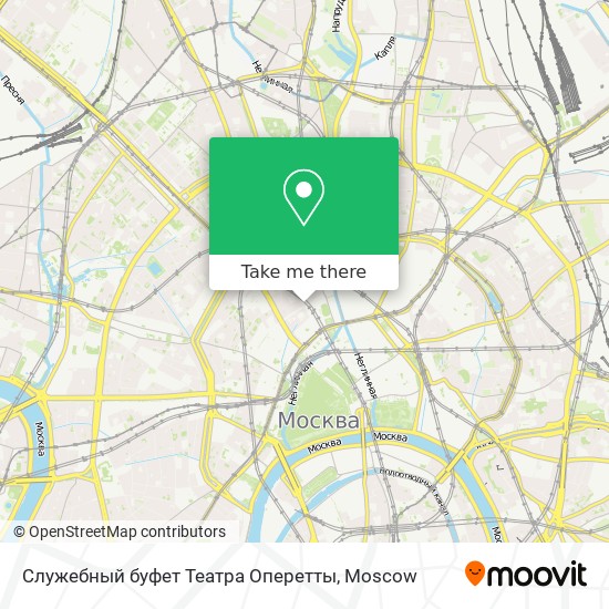 Служебный буфет Театра Оперетты map