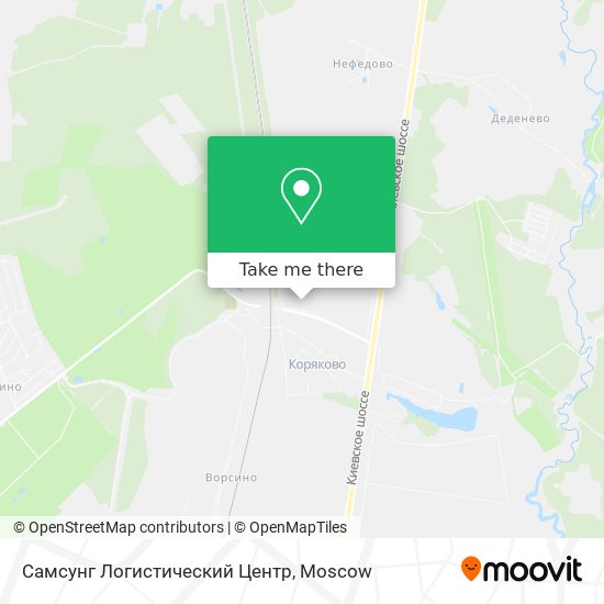 Самсунг Логистический Центр map