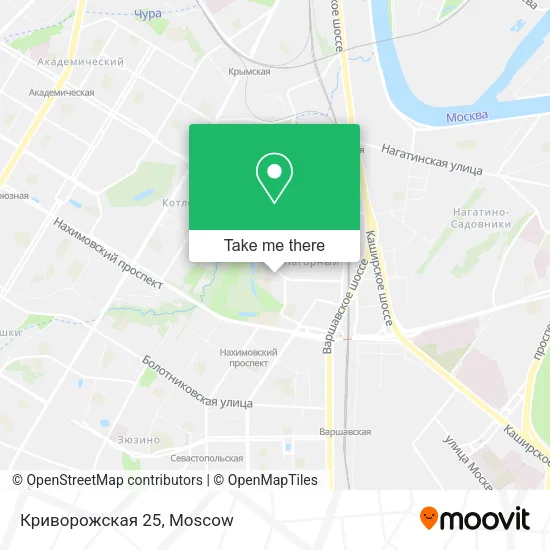 Криворожская 25 map