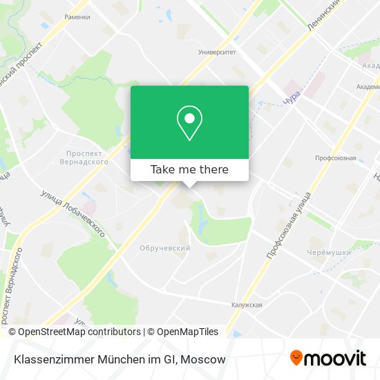 Klassenzimmer München im GI map