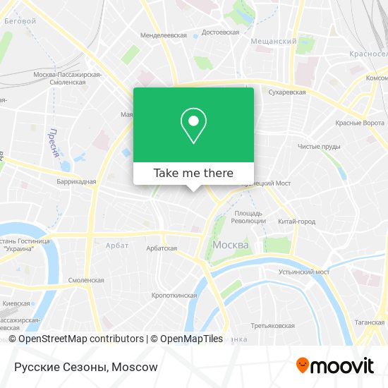Русские Сезоны map