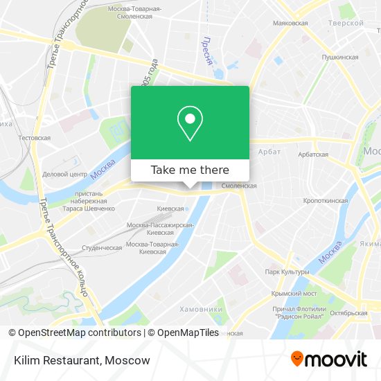 Kilim Restaurant map