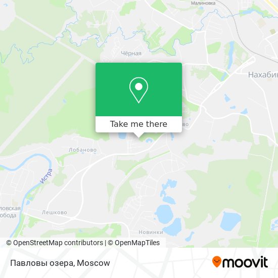 Павловы озера map