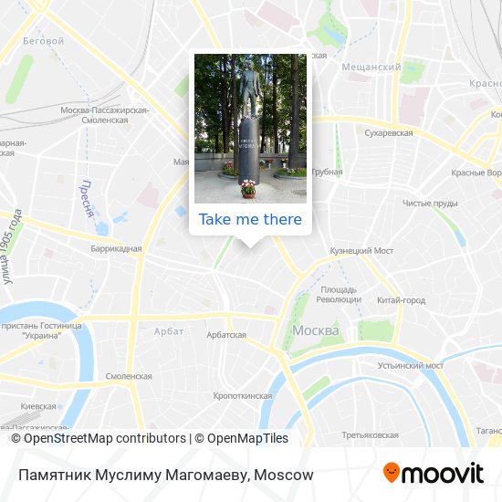 Памятник Муслиму Магомаеву map