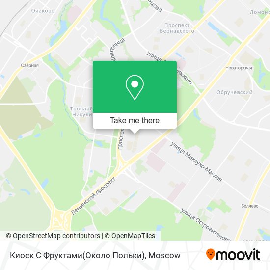 Киоск С Фруктами(Около Польки) map