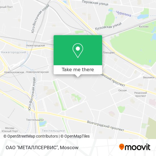 ОАО "МЕТАЛЛСЕРВИС" map