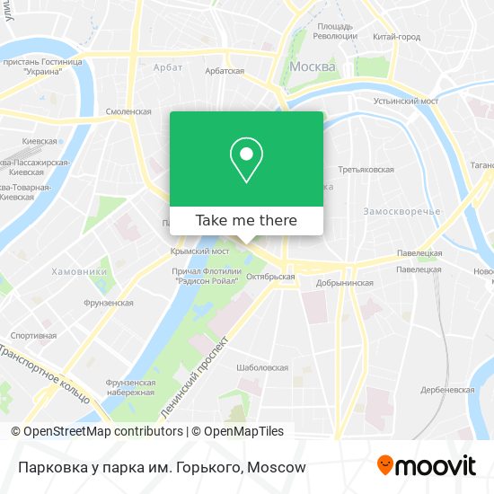 Парковка у парка им. Горького map