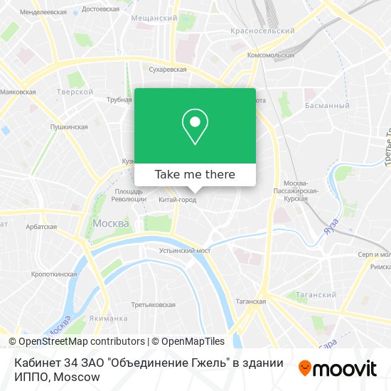 Кабинет 34 ЗАО "Объединение Гжель" в здании ИППО map