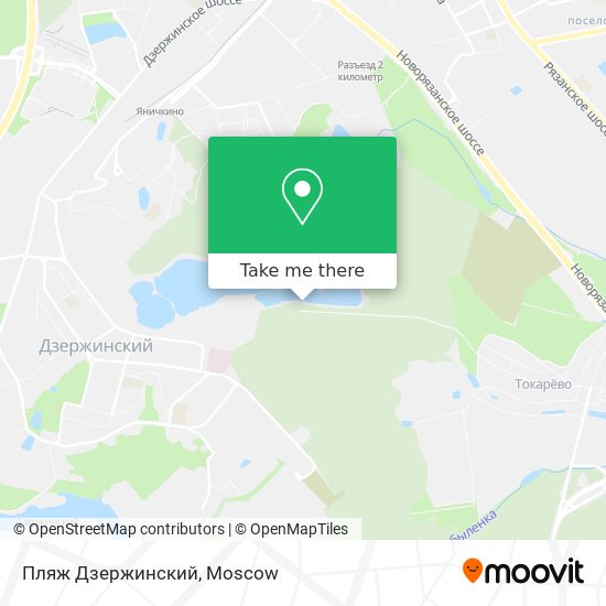 Пляж Дзержинский map