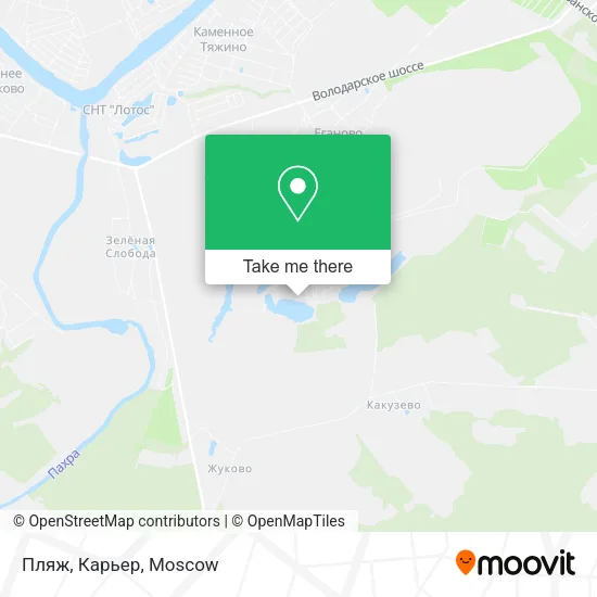 Пляж, Карьер map