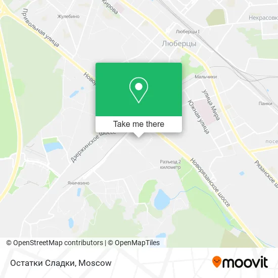 Остатки Сладки map