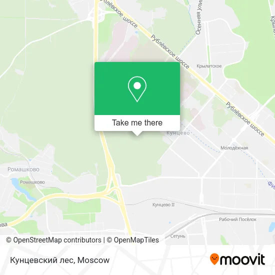 Кунцевский лес map