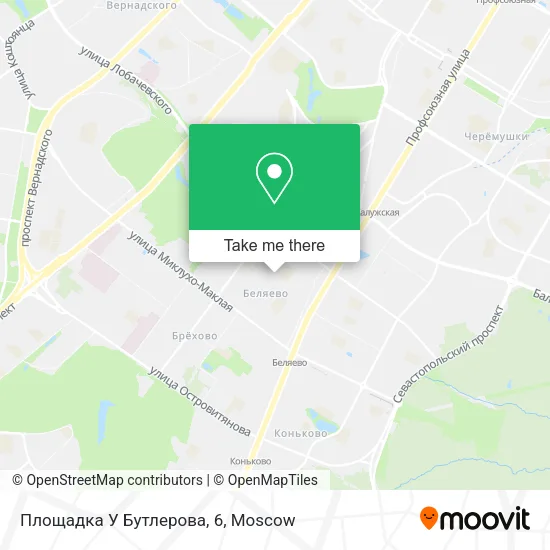 Площадка У Бутлерова, 6 map