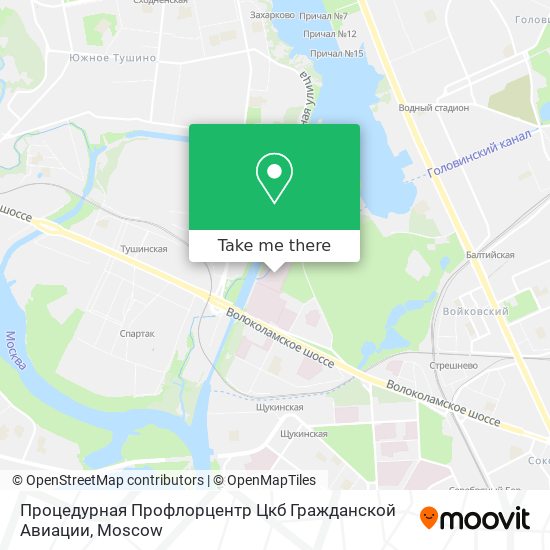 Процедурная Профлорцентр  Цкб Гражданской Авиации map