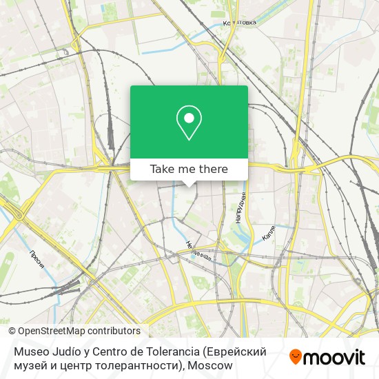 Museo Judío y Centro de Tolerancia (Еврейский музей и центр толерантности) map