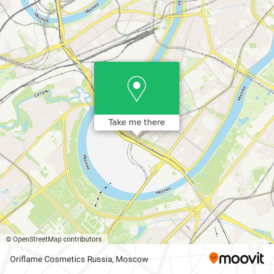 Oriflame Cosmetics Russia map