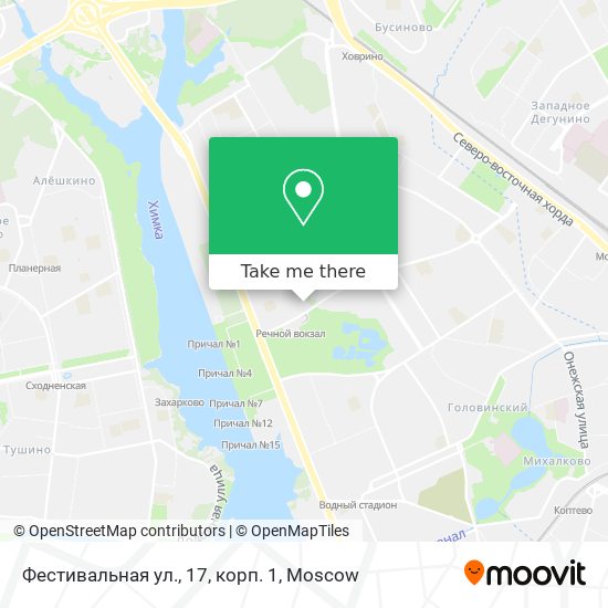 Фестивальная ул., 17, корп. 1 map