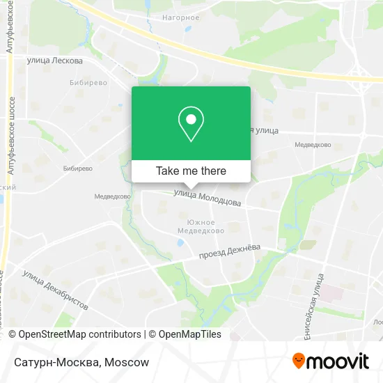 Сатурн-Москва map