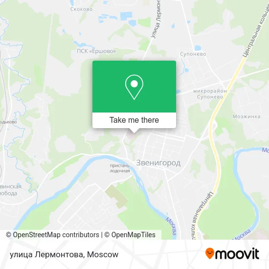 улица Лермонтова map