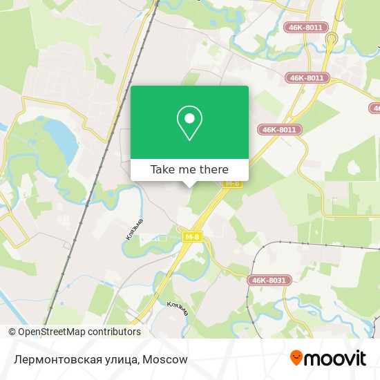 Лермонтовская улица map