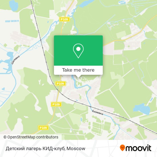 Детский лагерь КИД-клуб map