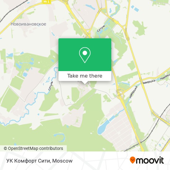 УК Комфорт Сити map