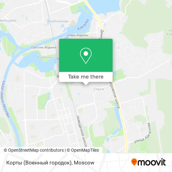 Корты (Военный городок) map