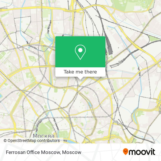Ferrosan Office Moscow map