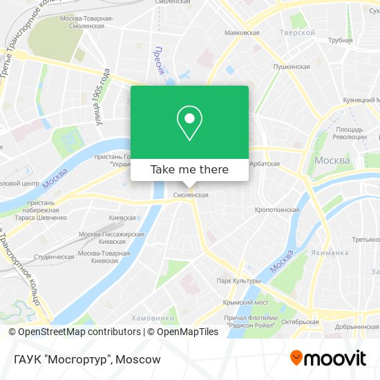 ГАУК "Мосгортур" map