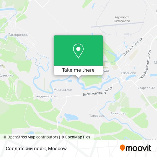 Солдатский пляж map