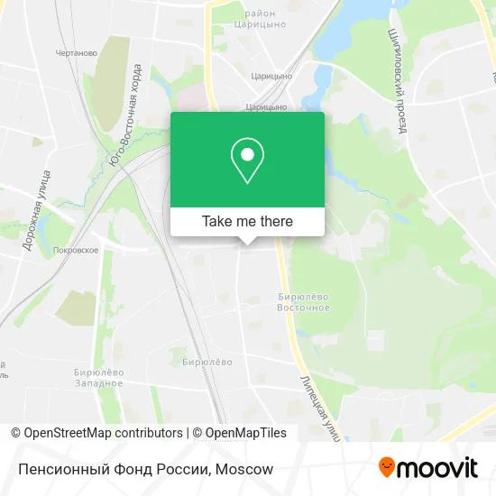 Пенсионный Фонд России map