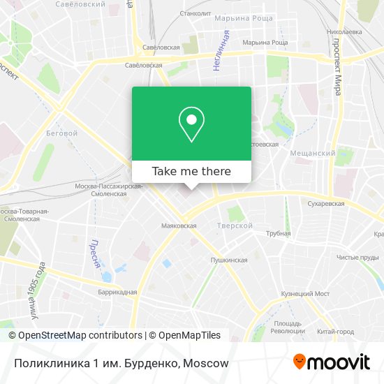 Поликлиника 1 им. Бурденко map