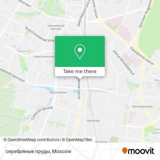 серебряные пруды map