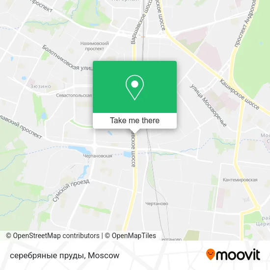 серебряные пруды map