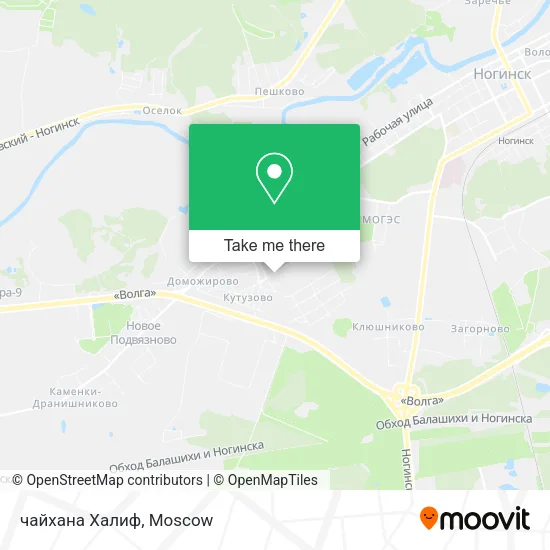 чайхана Халиф map