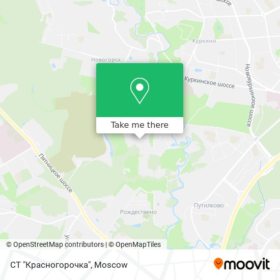 СТ "Красногорочка" map