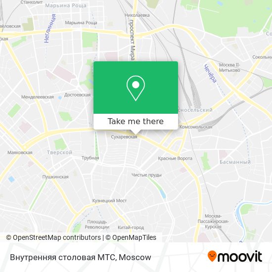 Внутренняя столовая МТС map