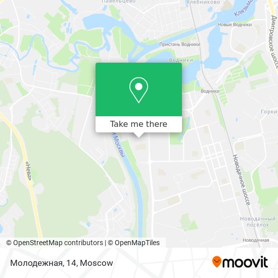 Молодежная, 14 map