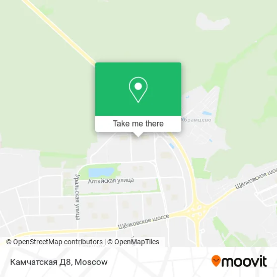 Камчатская  Д8 map