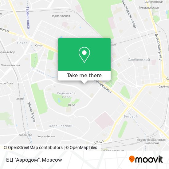 БЦ "Аэродом" map