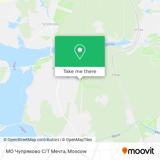 МО Чупряково С/Т Мечта map