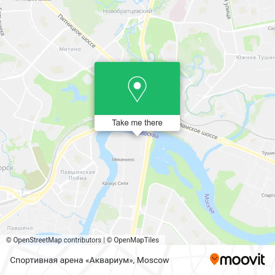 Спортивная арена «Аквариум» map