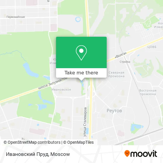 Ивановский Пруд map