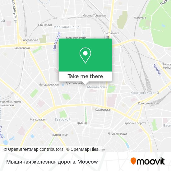 Мышиная железная дорога map