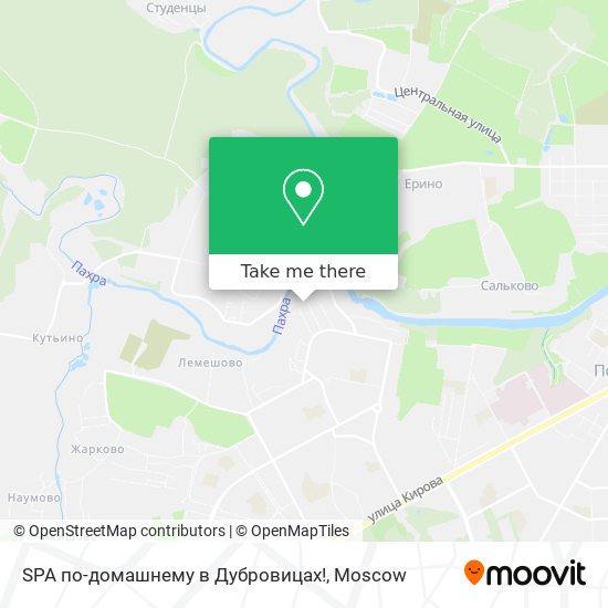 SPA по-домашнему в Дубровицах! map