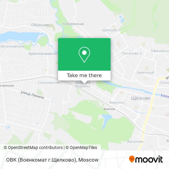 ОВК (Военкомат г.Щелково) map