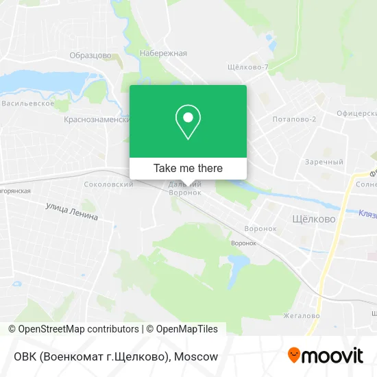 ОВК (Военкомат г.Щелково) map