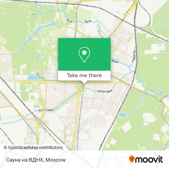 Сауна на ВДНХ map