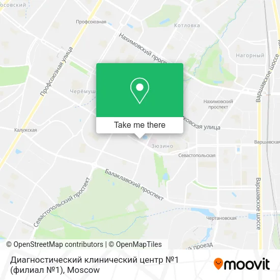 Диагностический клинический центр №1 (филиал №1) map